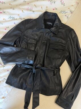 Lamarque Black Leather Jacket